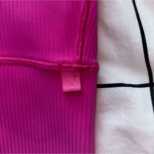 reverse able lululemon pink tank top